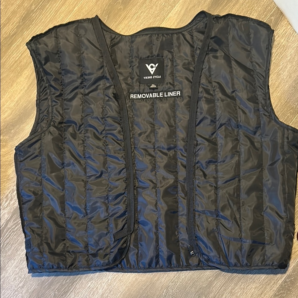 Viking Cycle Black Removable Liner Vest LX